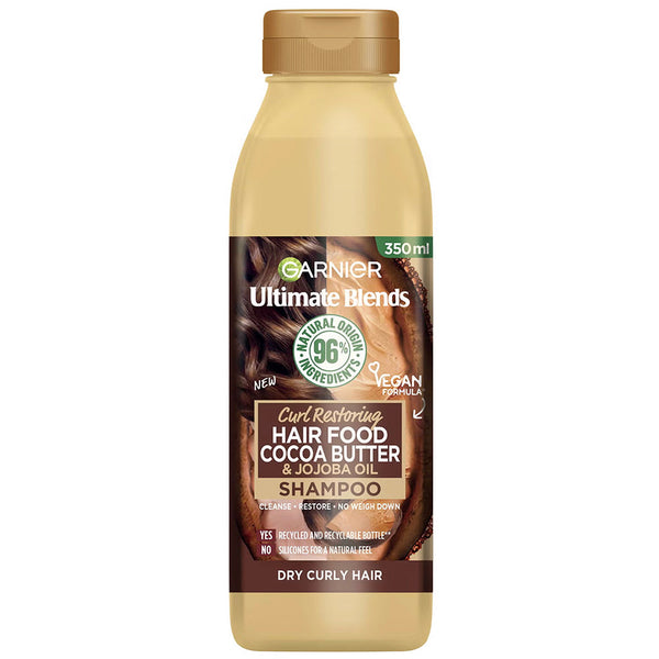 Garnier Hair Food Cocoa Butter & Jojoba Oil Shampoo: Nourishing & Repairing — 350 ml