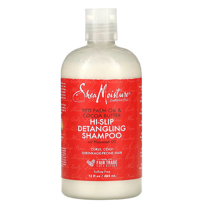 Shea Moisture Red Palm Oil & Cocoa Butter Hi-Slip Detangling Shampoo — 13 oz