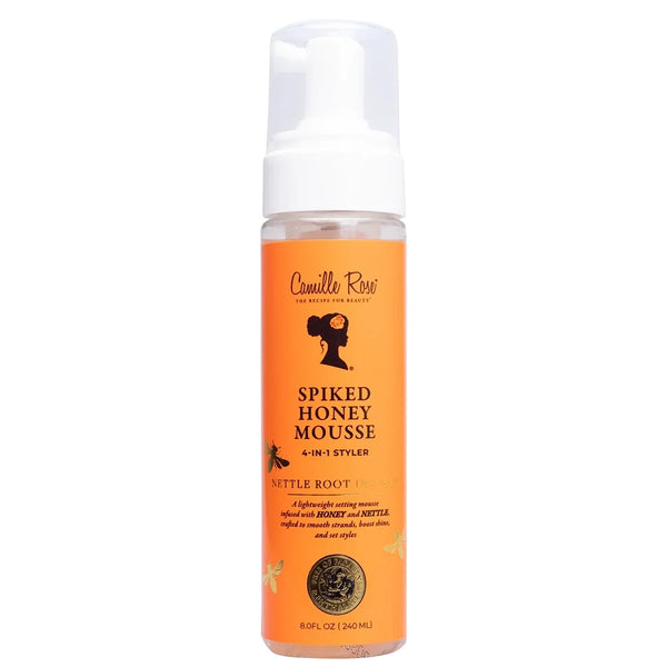 Camille Rose Spiked Honey Mousse 4 in 1 Styler Define, Hydrate & Style — 8 oz