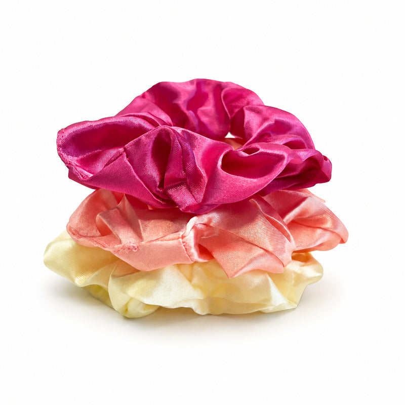 Satin Scrunchies – Pack of 3