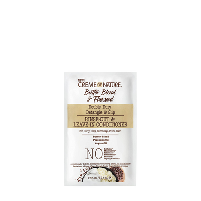 Creme of Nature Double Duty Detangle & Slip Rinse-Out & Leave-In Conditioner — 51.8 ml