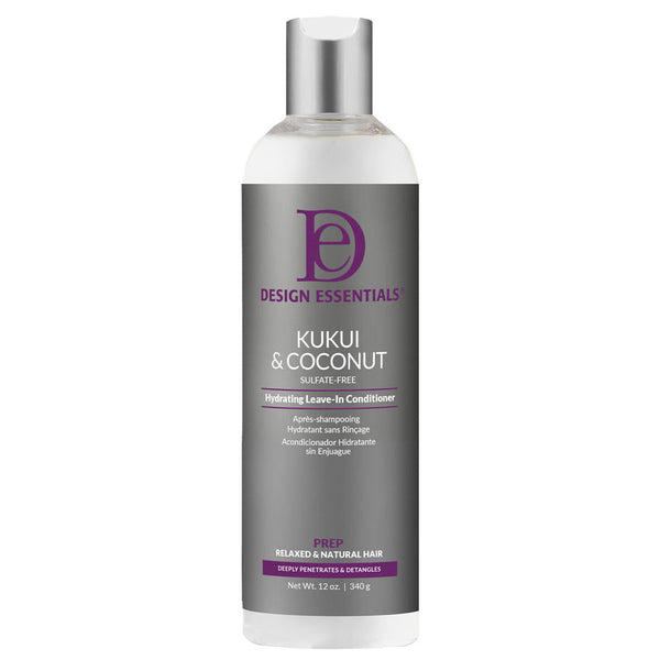 Design Essentials Kukui & Coconut Hydrating Leave-In Conditioner — 12 oz