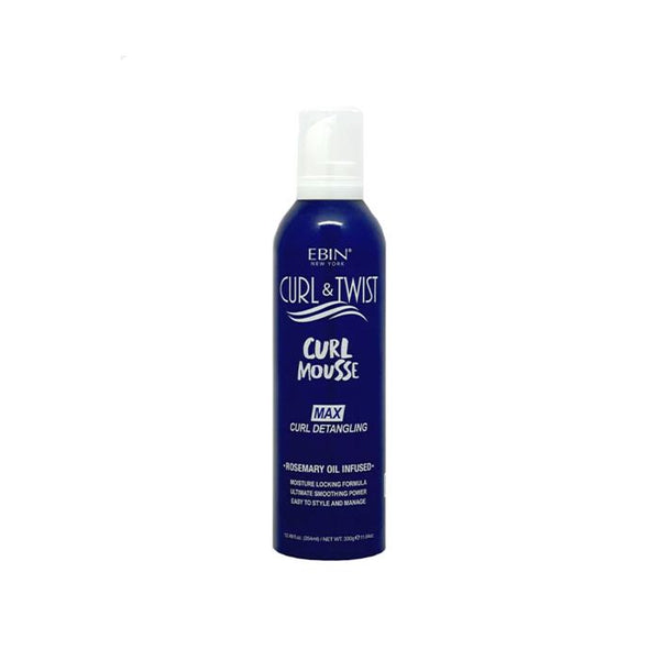 Ebin - Curl & Twist Curl Mousse Max Curl Detangling Rosemary Oil Infused