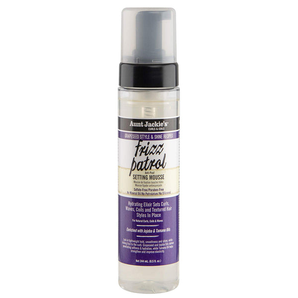 Aunt Jackie's Frizz Patrol Setting Mousse — 8.5 oz