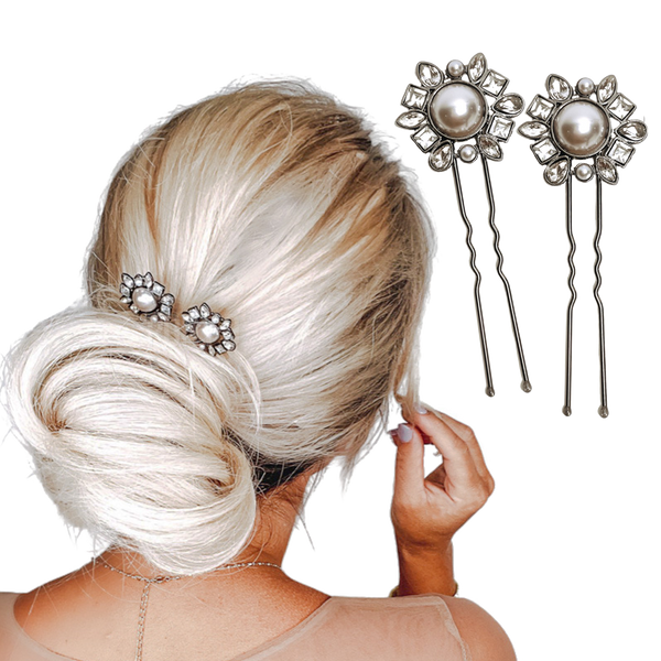 PONY-O Bun Pinz Decorative Hair Pins — Pack of 2