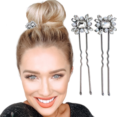 PONY-O Bun Pinz Decorative Hair Pins — Pack of 2