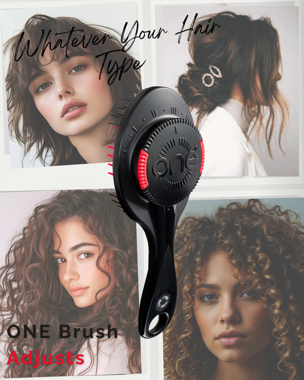 ONE Brush PRO Adjustable Bristle Hairbrush