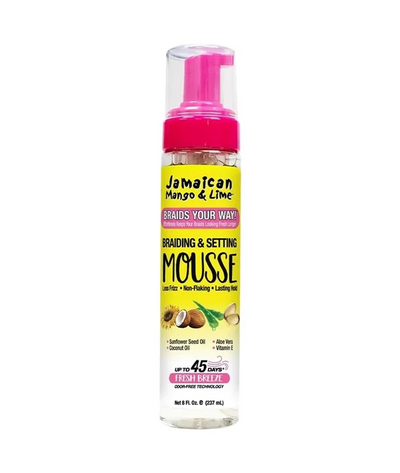 Jamaican Mango & Lime Braiding & Setting Mousse — 8 oz