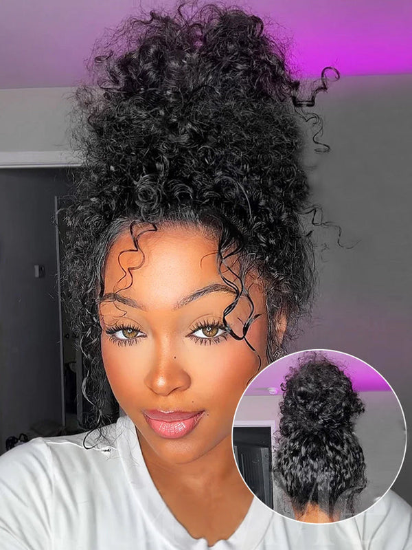 Chic Luxe Hair Glueless Invisi-Drawstring Flexible Fit 360 Lace Frontal Water Wave Wig