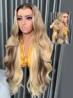 Chic Luxe Hair The Sienna Ash Blonde Wave Wig