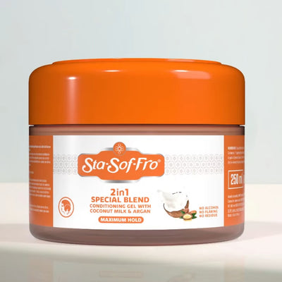 Sta Sof Fro 2 in 1 Special Blend Conditioning Gel for Moisturised, Styled Afro & Textured Hair — 250 ml