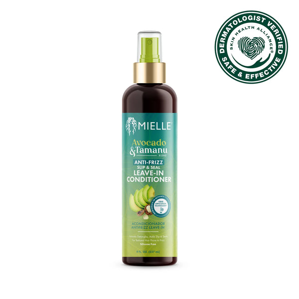 Mielle Avocado & Tamanu Anti-Frizz Slip & Seal Leave-In Conditioner — 8 oz