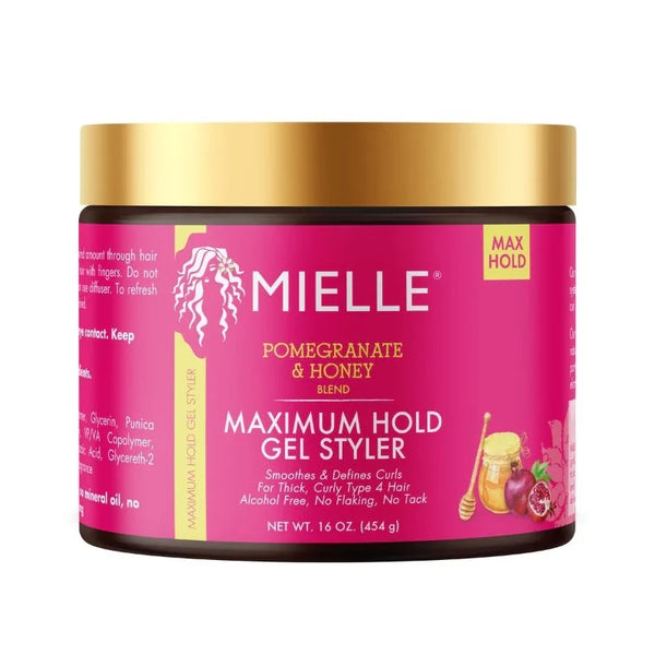 Mielle Pomegranate & Honey Maximum Hold Gel Styler — 16 oz