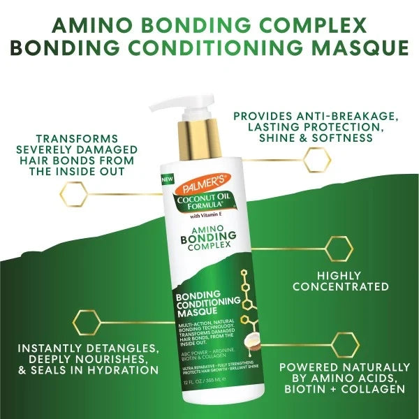 Palmer's Amino Bonding Complex Deep Conditioning Mask 12oz Bond Repair Treatment — 12 oz