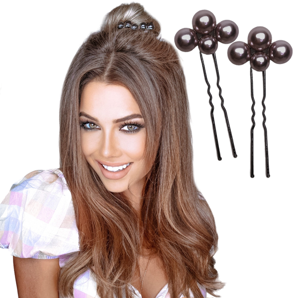PONY-O Bun Pinz Decorative Hair Pins — Pack of 2
