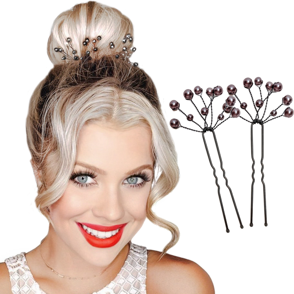 PONY-O Bun Pinz Decorative Hair Pins — Pack of 2