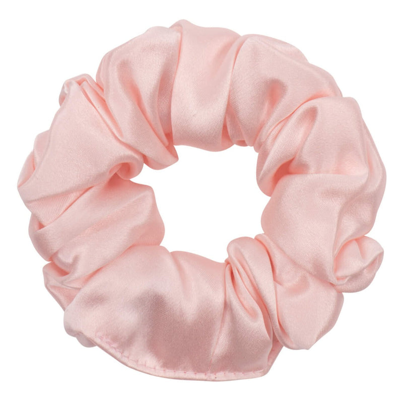 DREAMSILK Pink Silk Scrunchie — Regular