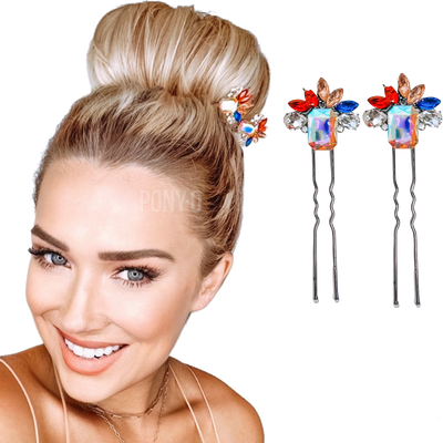 PONY-O Bun Pinz Decorative Hair Pins — Pack of 2