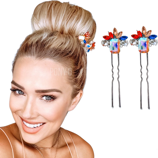 PONY-O Bun Pinz Decorative Hair Pins — Pack of 2