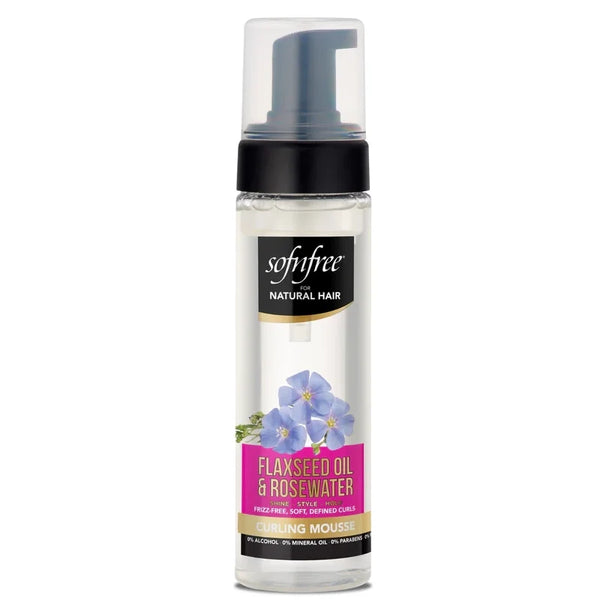 Sof n Free Sofn'free Flaxseed Oil & Rosewater Curling Mousse — 250 ml