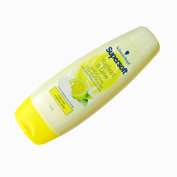 Schwarzkopf Supersoft Yoghurt & Lime Smoothie Conditioner - Nourishing & Revitalising for Soft, Healthy Hair - — 300 ml