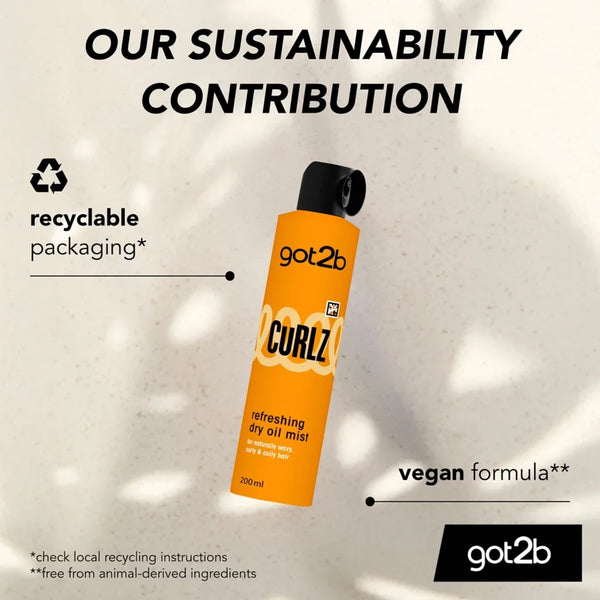 got2b Curlz Refreshing Dry Oil Mist — 200 ml