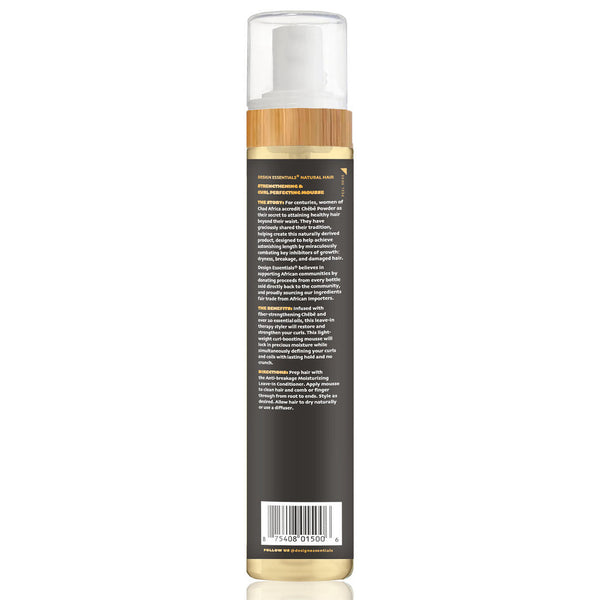 Design Essentials African Chebe Strengthening & Curl Perfecting Mousse — 10 oz