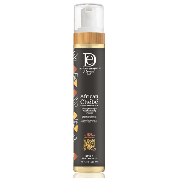 Design Essentials African Chebe Strengthening & Curl Perfecting Mousse — 10 oz