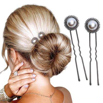 PONY-O Bun Pinz Decorative Hair Pins — Pack of 2