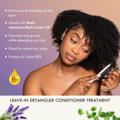 Sunny Isle Lavender Mint Leave-In Detangler Conditioning Treatment — 236.58 ml