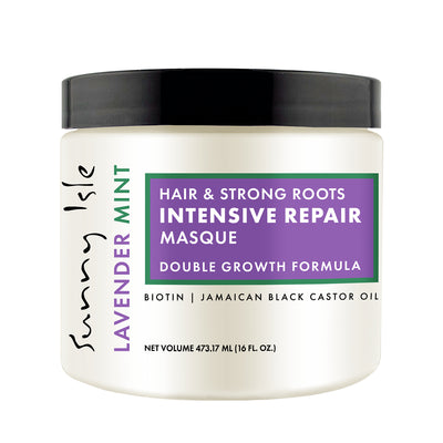 Sunny Isle Lavender Mint Hair & Strong Roots Intensive Repair Masque — 473.17 ml