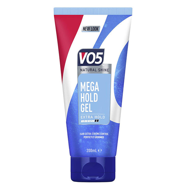 VO5 Mega Hold Styling Gel: Extreme Control for Long-Lasting Styles (Men & Women) — 200 ml