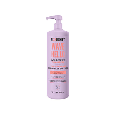 Noughty Wave Hello shampoo 1 Litre — one of two products included in this duo