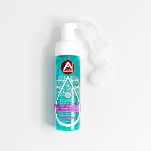 Allored Professional Coconut Oil & Shea Butter Curl Defining Mousse for All Hair Types — 200 ml