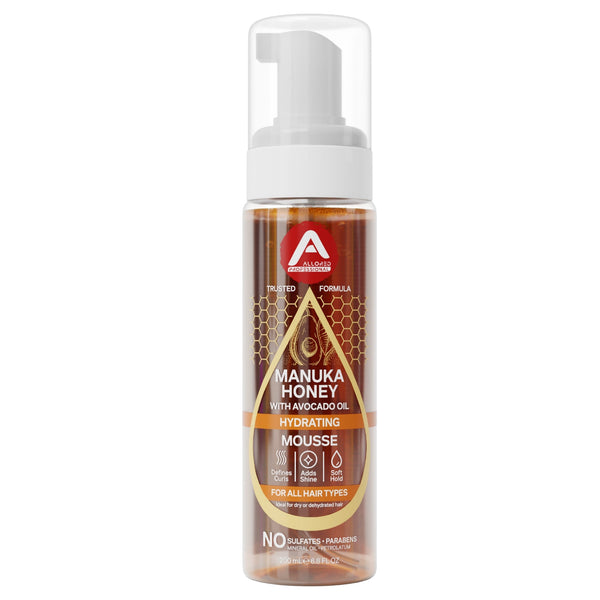Allored Professional Manuka Honey & Avocado Oil Hydrating Mousse for Dry Hair — 200 ml