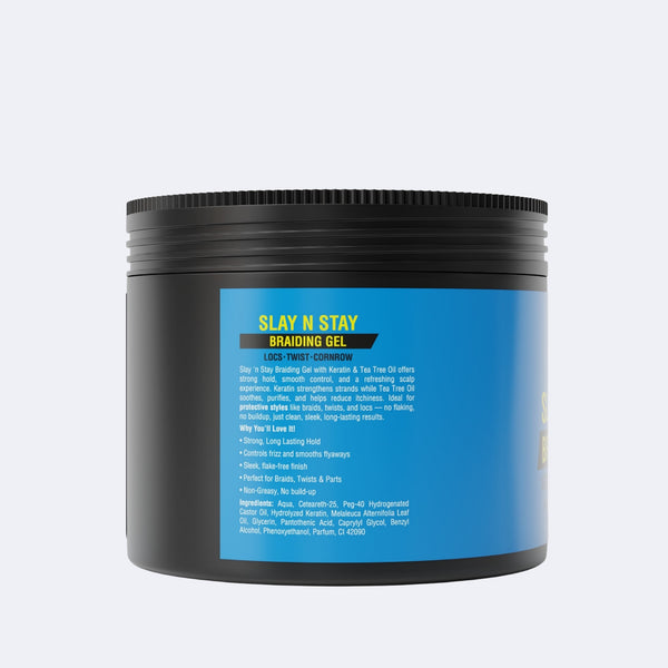 Allored Professional Slay N Stay Braiding Gel with Keratin & Tea Tree Oil Super Hold — 500 ml