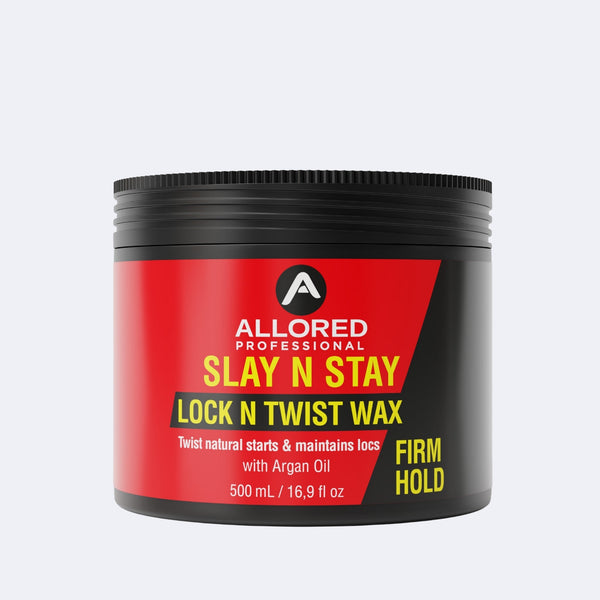 Allored Professional Slay N Stay Lock N Twist Wax with Argan Oil Firm Hold — 500 ml