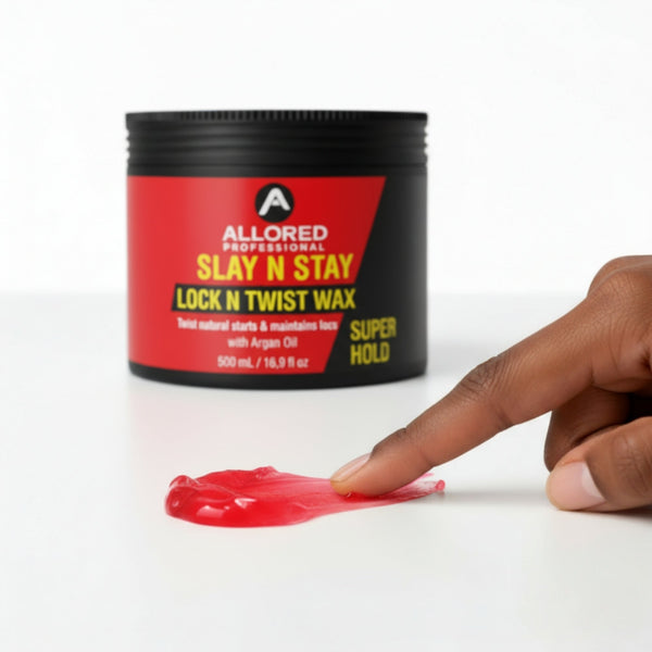 Allored Professional Slay N Stay Lock N Twist Wax with Argan Oil Firm Hold — 500 ml