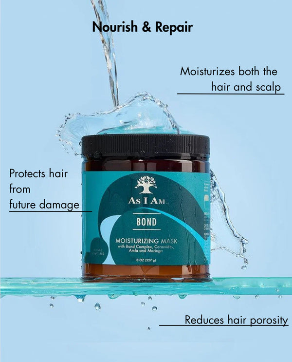 As I Am Bond Moisturizing Mask Intensive Moisture for Damaged Hair — 227 g