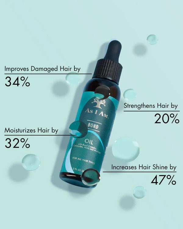 As I Am Bond Repair Hair Oil Strengthening Shine for Damaged Hair — 60 ml