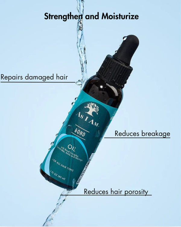 As I Am Bond Repair Hair Oil Strengthening Shine for Damaged Hair — 60 ml
