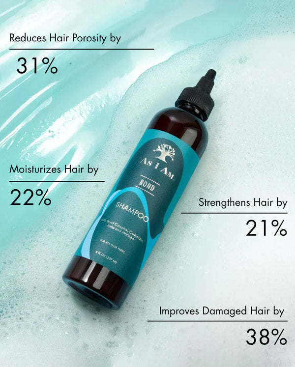 As I Am Bond Shampoo Gentle Strengthening Cleanse for Damaged Hair — 237 ml