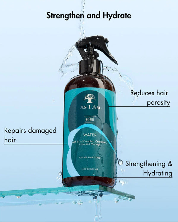 As I Am Bond Water Strengthening Hydration for Damaged Hair — 475 ml