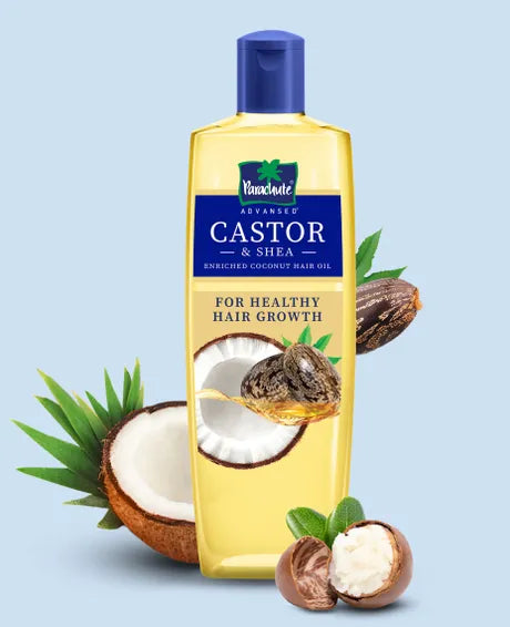 Parachute Advansed Castor & Shea-Enriched Coconut Hair Oil — 200 ml