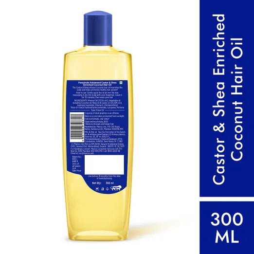 Parachute Advansed Castor & Shea-Enriched Coconut Hair Oil — 200 ml