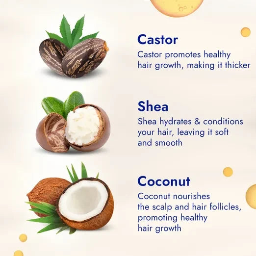 Parachute Advansed Castor & Shea-Enriched Coconut Hair Oil — 200 ml