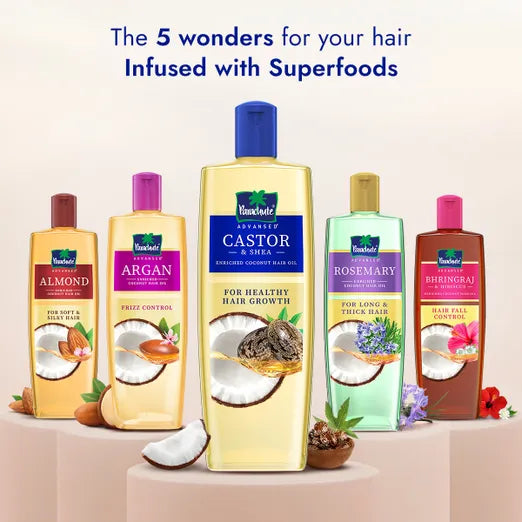 Parachute Advansed Castor & Shea-Enriched Coconut Hair Oil — 200 ml
