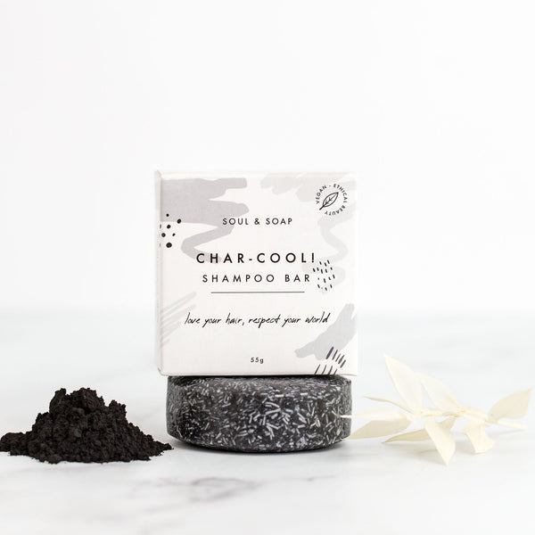 Soul & Soap Char-Cool Shampoo — 2 × 55g Bars — individual product reference
