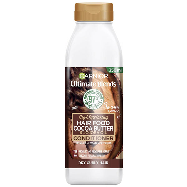 Garnier Hair Food Cocoa Butter & Jojoba Oil Conditioner Deeply Nourishing & Repairing for Dry, Frizzy & Damaged Hair — 350 ml