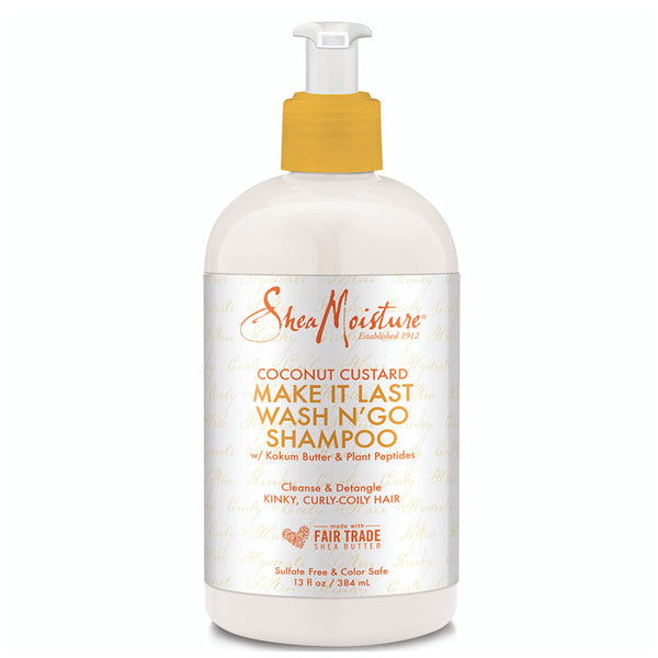 Shea Moisture Coconut Custard Wash N'Go Shampoo — 13 oz